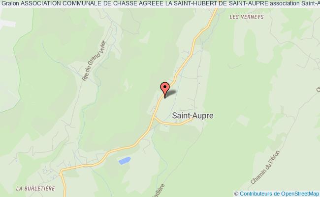 ASSOCIATION COMMUNALE DE CHASSE AGREEE LA SAINT-HUBERT DE SAINT-AUPRE