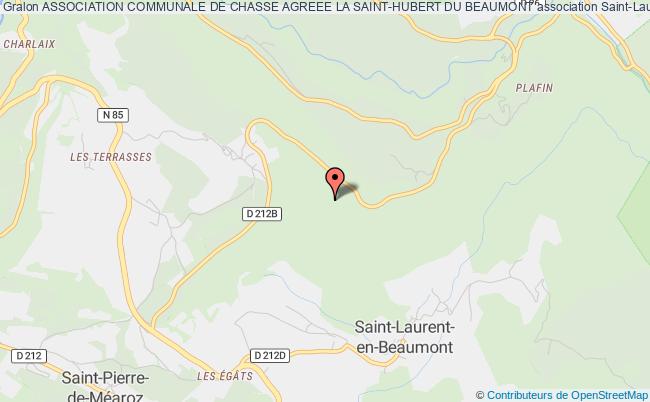 plan association Association Communale De Chasse Agreee La Saint-hubert Du Beaumont Saint-Laurent-en-Beaumont