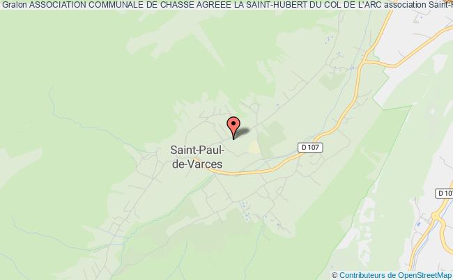 ASSOCIATION COMMUNALE DE CHASSE AGREEE LA SAINT-HUBERT DU COL DE L'ARC