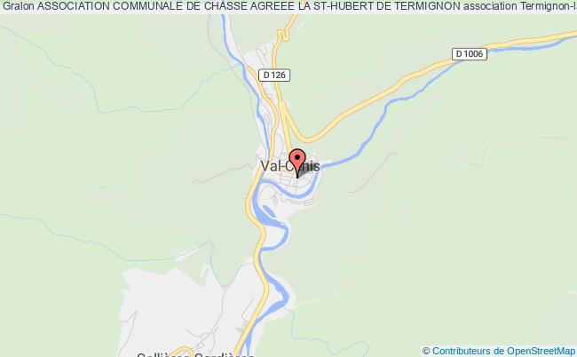 ASSOCIATION COMMUNALE DE CHASSE AGREEE LA ST-HUBERT DE TERMIGNON