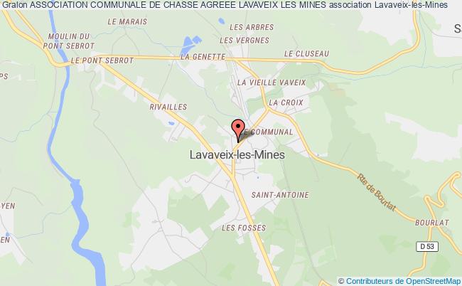plan association Association Communale De Chasse Agreee Lavaveix Les Mines Lavaveix-les-Mines