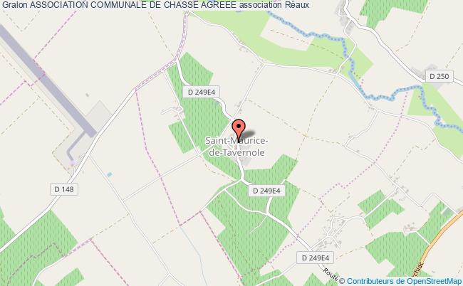 plan association Association Communale De Chasse Agreee Saint-Maurice-de-Tavernole