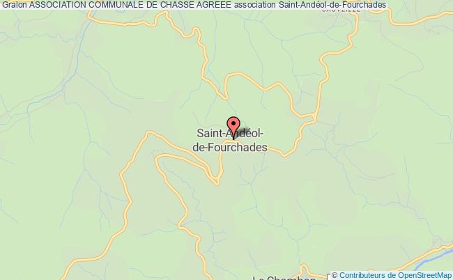 plan association Association Communale De Chasse Agreee Saint-Andéol-de-Fourchades