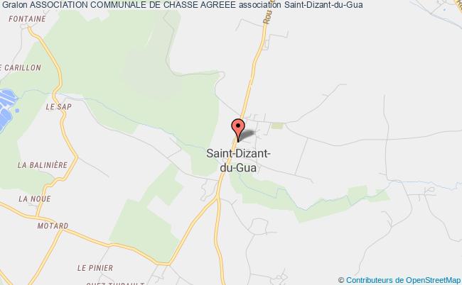 plan association Association Communale De Chasse Agreee Saint-Dizant-du-Gua