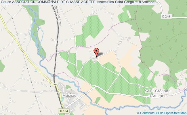 plan association Association Communale De Chasse Agreee Saint-Grégoire-d'Ardennes