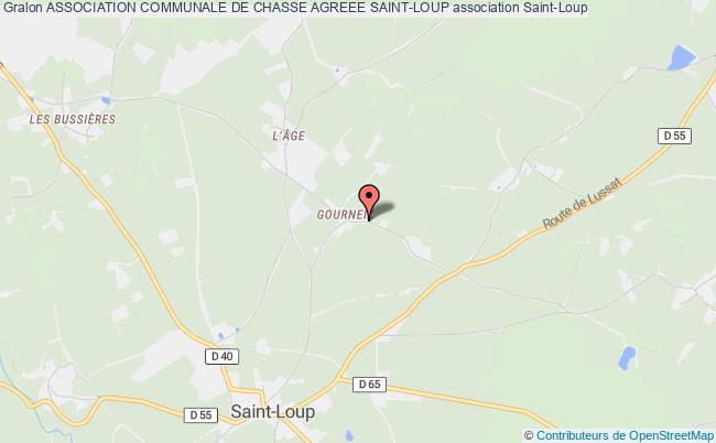 plan association Association Communale De Chasse Agreee Saint-loup Saint-Loup