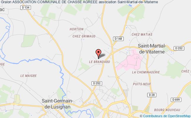 plan association Association Communale De Chasse Agreee Saint-Martial-de-Vitaterne