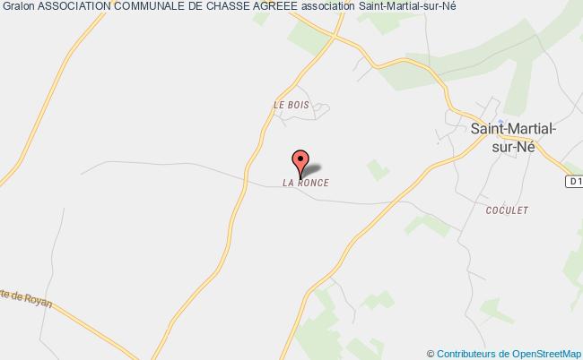 plan association Association Communale De Chasse Agreee Saint-Martial-sur-Né