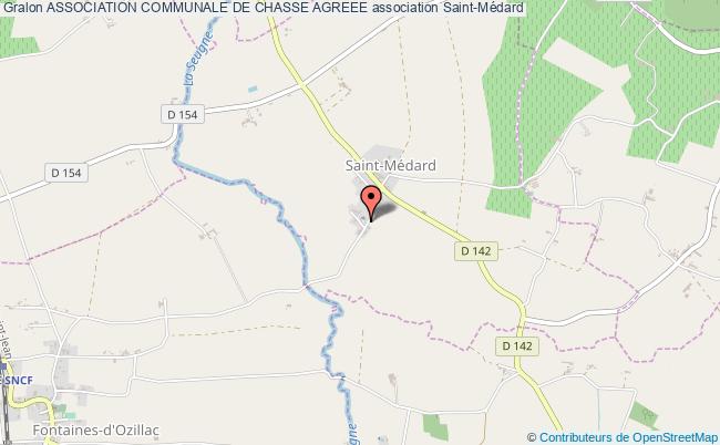 plan association Association Communale De Chasse Agreee Saint-Médard