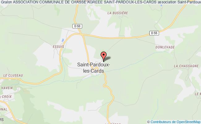 plan association Association Communale De Chasse Agreee Saint-pardoux-les-cards Saint-Pardoux-les-Cards