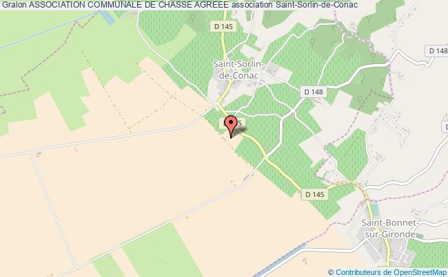 plan association Association Communale De Chasse Agreee Saint-Sorlin-de-Conac
