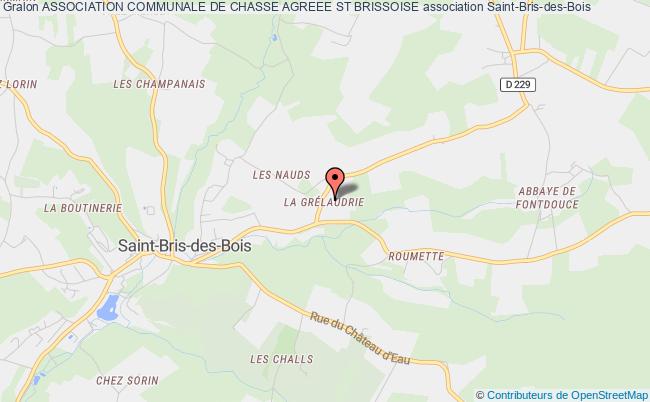 plan association Association Communale De Chasse Agreee St Brissoise Saint-Bris-des-Bois