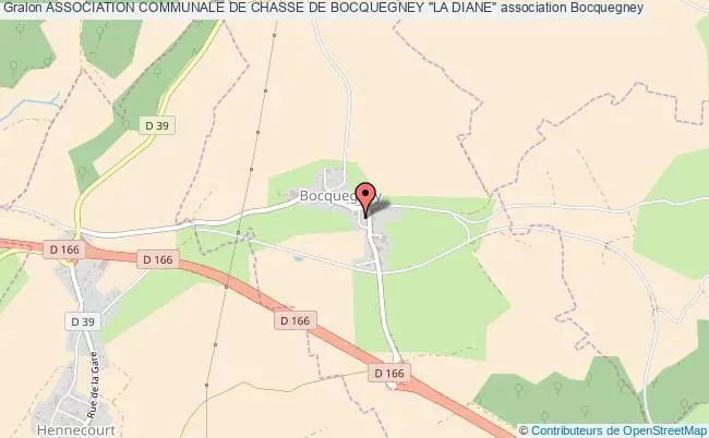 plan association Association Communale De Chasse De Bocquegney "la Diane" Bocquegney