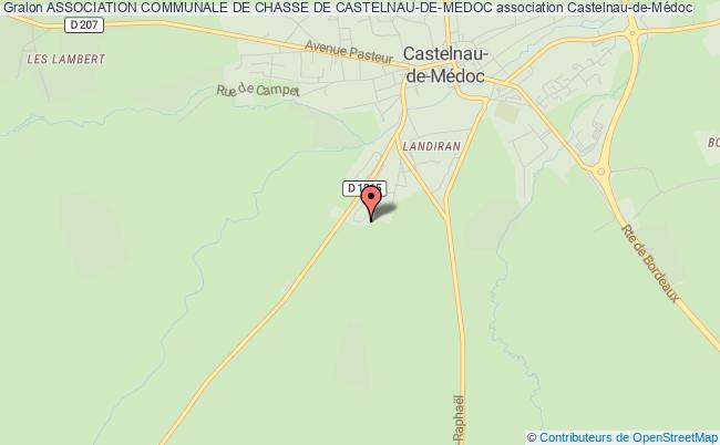 plan association Association Communale De Chasse De Castelnau-de-medoc Castelnau-de-Médoc