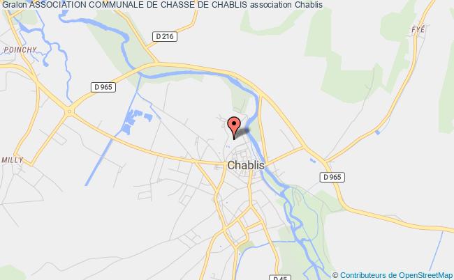 plan association Association Communale De Chasse De Chablis Chablis