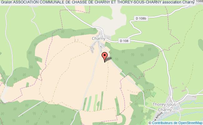 plan association Association Communale De Chasse De Charny Et Thorey-sous-charny Charny