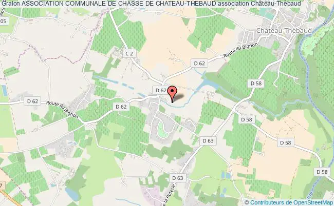 plan association Association Communale De Chasse De Chateau-thebaud Château-Thébaud