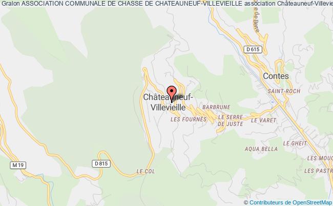 plan association Association Communale De Chasse De Chateauneuf-villevieille Châteauneuf-Villevieille