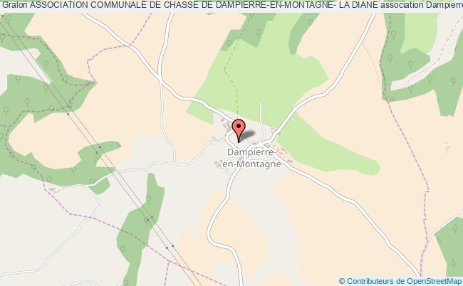 plan association Association Communale De Chasse De Dampierre-en-montagne- La Diane Dampierre-en-Montagne