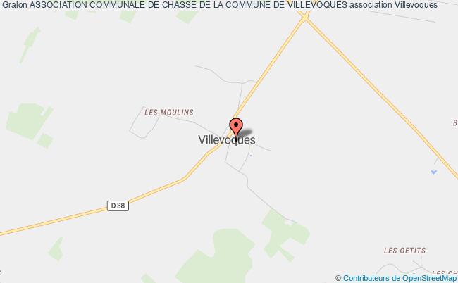 plan association Association Communale De Chasse De La Commune De Villevoques Villevoques