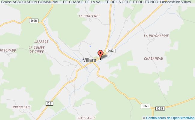 plan association Association Communale De Chasse De La Vallee De La Cole Et Du Trincou Villars
