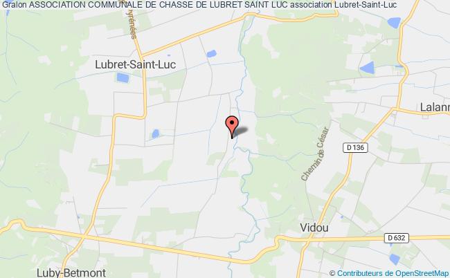 plan association Association Communale De Chasse De Lubret Saint Luc Lubret-Saint-Luc