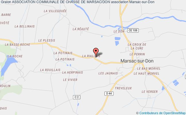 plan association Association Communale De Chasse De Marsac/don Marsac-sur-Don