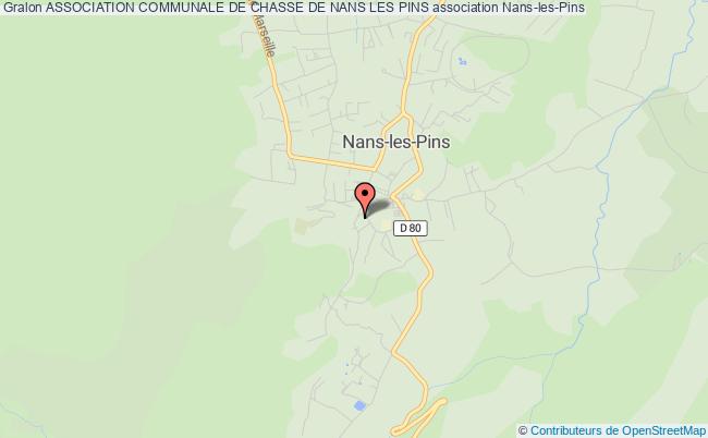 plan association Association Communale De Chasse De Nans Les Pins Nans-les-Pins