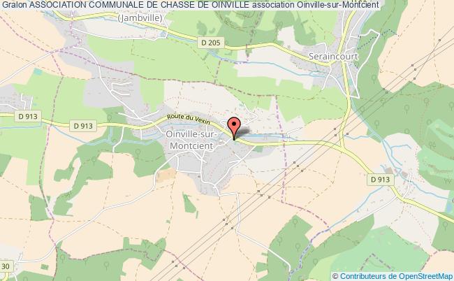plan association Association Communale De Chasse De Oinville Oinville-sur-Montcient