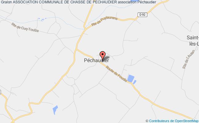 plan association Association Communale De Chasse De Pechaudier Péchaudier