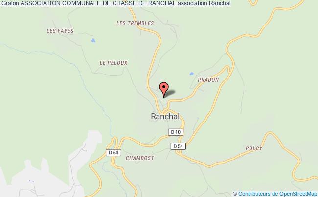 ASSOCIATION COMMUNALE DE CHASSE DE RANCHAL