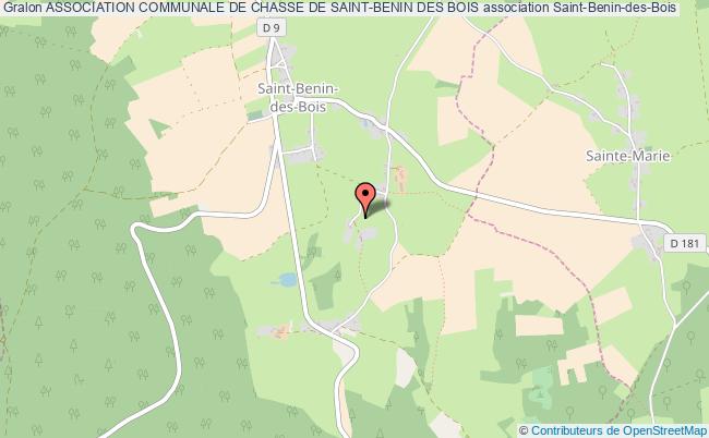 ASSOCIATION COMMUNALE DE CHASSE DE SAINT-BENIN DES BOIS