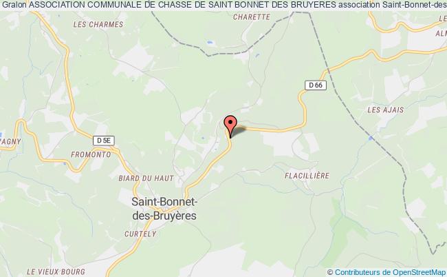 plan association Association Communale De Chasse De Saint Bonnet Des Bruyeres Saint-Bonnet-des-Bruyères