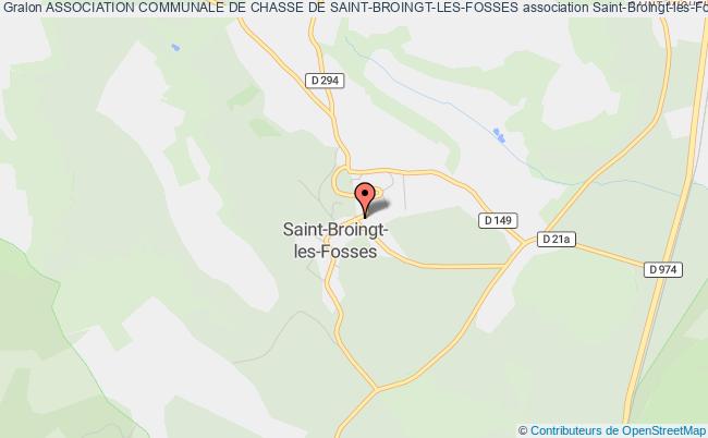 plan association Association Communale De Chasse De Saint-broingt-les-fosses Saint-Broingt-les-Fosses
