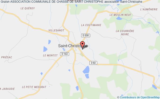 plan association Association Communale De Chasse De Saint Christophe Saint-Christophe