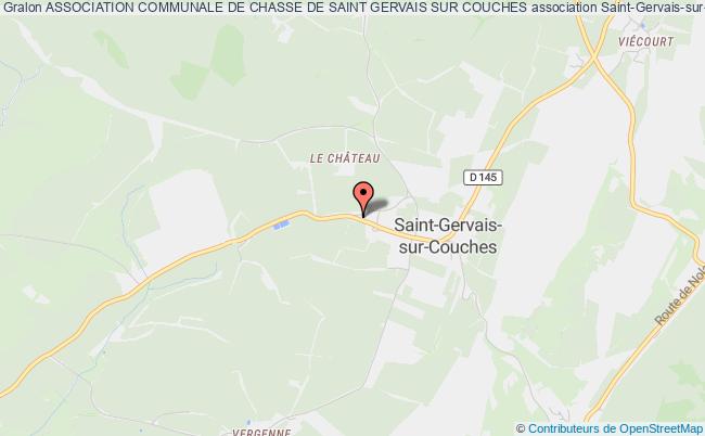 plan association Association Communale De Chasse De Saint Gervais Sur Couches Saint-Gervais-sur-Couches