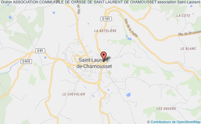 plan association Association Communale De Chasse De Saint Laurent De Chamousset Saint-Laurent-de-Chamousset