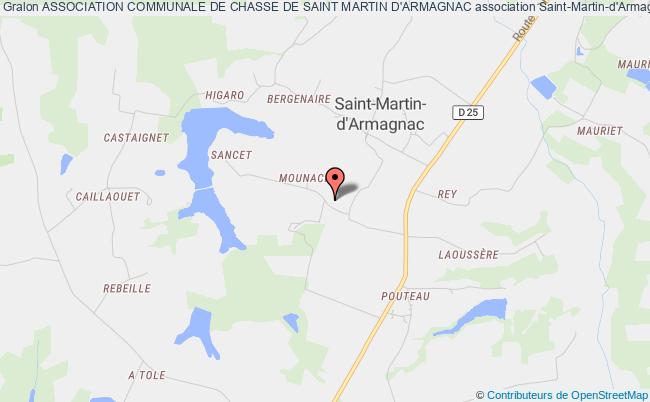 plan association Association Communale De Chasse De Saint Martin D'armagnac Saint-Martin-d'Armagnac