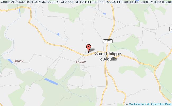 plan association Association Communale De Chasse De Saint Philippe D'aiguilhe Saint-Philippe-d'Aiguille