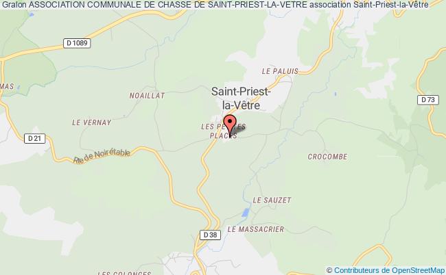 plan association Association Communale De Chasse De Saint-priest-la-vetre Saint-Priest-la-Vêtre