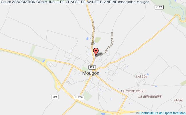 plan association Association Communale De Chasse De Sainte Blandine Aigondigné
