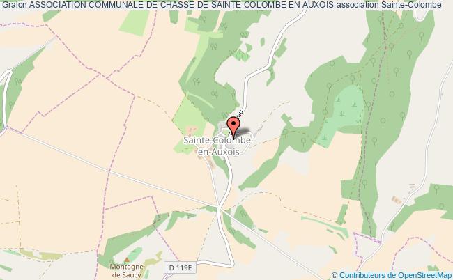 ASSOCIATION COMMUNALE DE CHASSE DE SAINTE COLOMBE EN AUXOIS