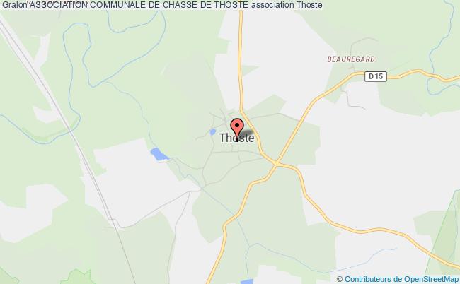 ASSOCIATION COMMUNALE DE CHASSE DE THOSTE