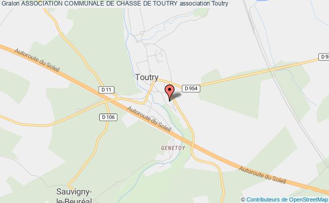 plan association Association Communale De Chasse De Toutry Toutry