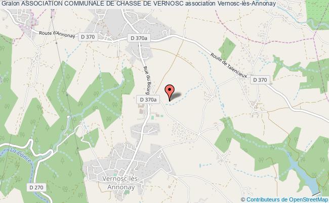 plan association Association Communale De Chasse De Vernosc Vernosc-lès-Annonay