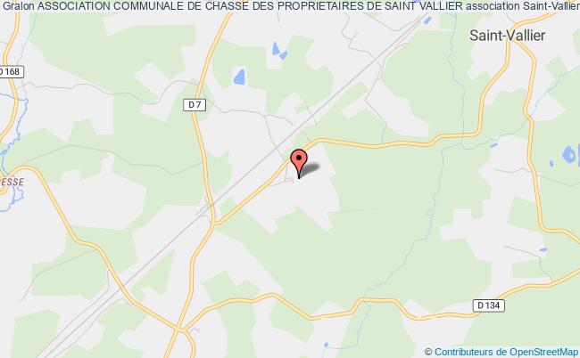 plan association Association Communale De Chasse Des Proprietaires De Saint Vallier Saint-Vallier