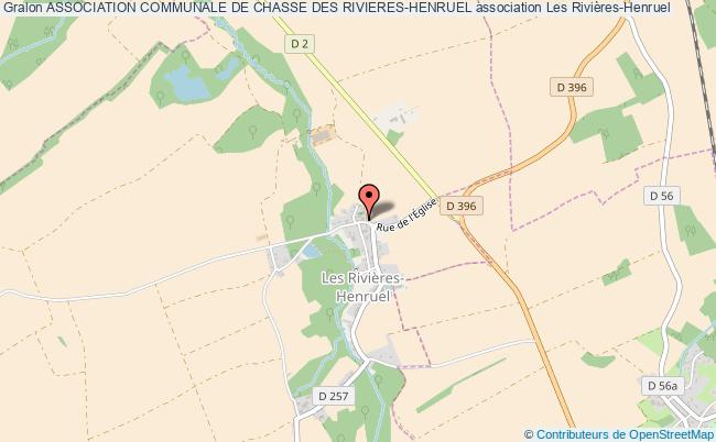 plan association Association Communale De Chasse Des Rivieres-henruel Les   Rivières-Henruel