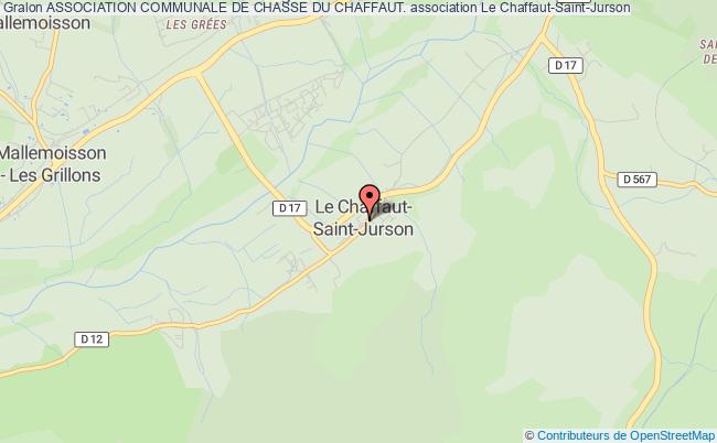 plan association Association Communale De Chasse Du Chaffaut. Le    Chaffaut-Saint-Jurson