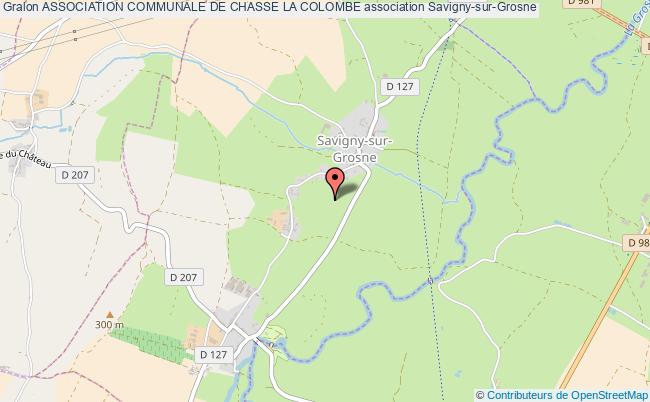 plan association Association Communale De Chasse La Colombe Savigny-sur-Grosne