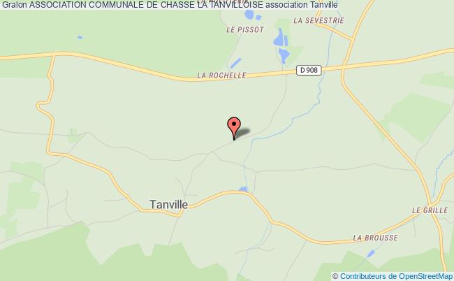 plan association Association Communale De Chasse La Tanvilloise Tanville